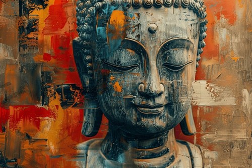 Buddha canvas picture print - canvas,