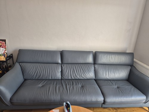 Casamia italian leather - italian, grey