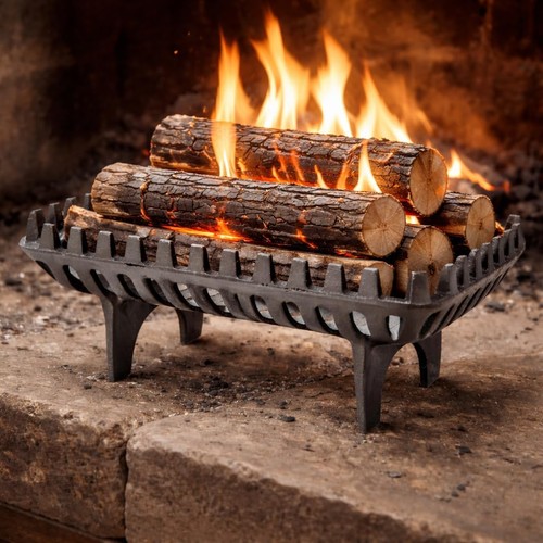 Cast iron fire grate fireside - fire,
