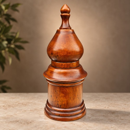Antique 19th art turned - c,