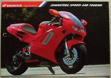 HONDA COMMUTERS / SPORTS & TOURING Motorcycles Sales Brochure 1992 #HMI-BR515