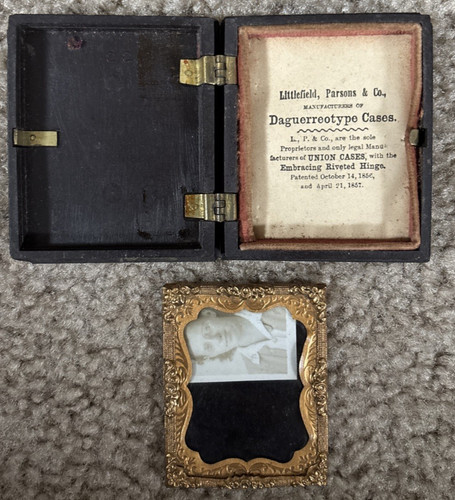 Daguerreotype case - daguerreotype,