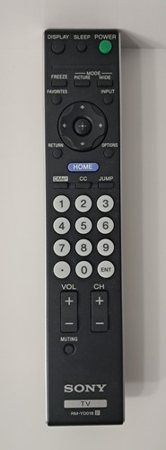 Sony yd018 remote - rm-yd018 tv,
