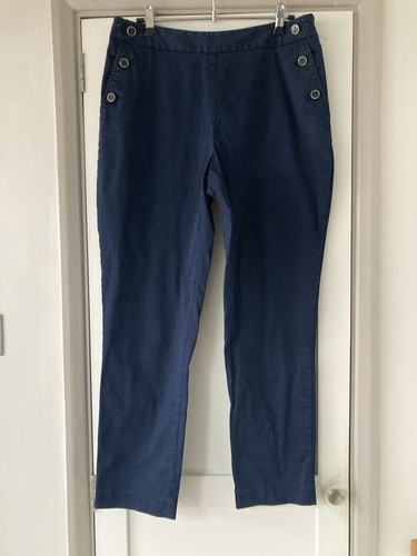 Laura ashley blue chinos size - blue,