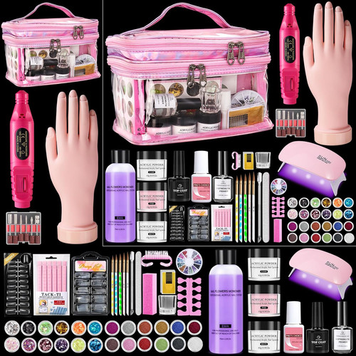 Acrylic nail kit practice - acrylic,
