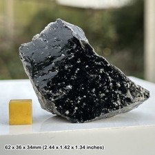 Obsidian Rock Truth Igneous Stone Crystal, Spiritual Healing Mineral, Certified