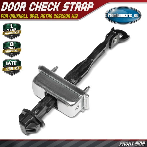 Door hinge check strap front - hinge,
