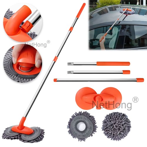 Telescopic car cleaning - car, brush