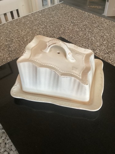 Victorian ironstone cheese - ironstone,