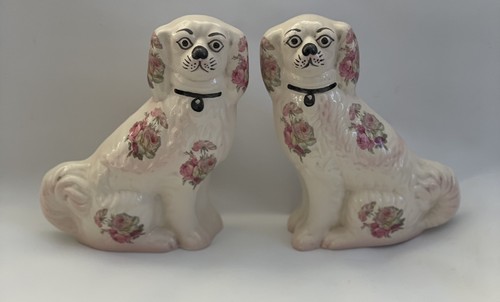 Pair vintage staffordshire - vintage,