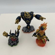 Skylanders Legendary Figures - Trigger Happy, Bouncer And Ignitor