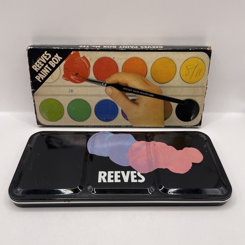 Vintage reeves paint box - vintage,