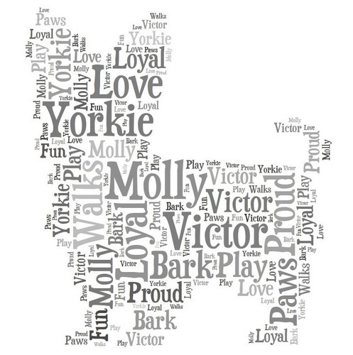 Personalised yorkie yorkshire - personalised,
