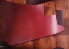 Scrap leather pieces look - pieces.,
