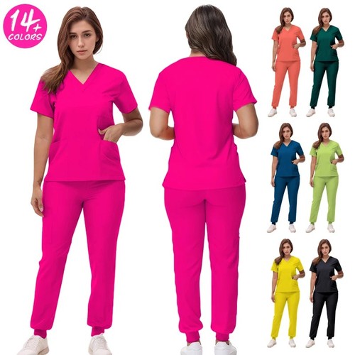 Stretchy medical scrubs set - medical,