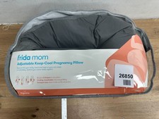Frida Mom Pregnancy Body Pillow Keep Cool Adjustable, Micro-Bead Filling, Grey