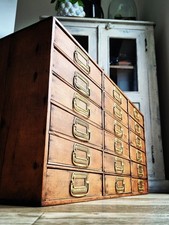 Early 20th C. Bank Of Drawers