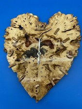 Exotic Buckeye Burl heart