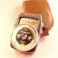 Gossen Lunasix  Exposure Meter with Leather Case, Non Functional