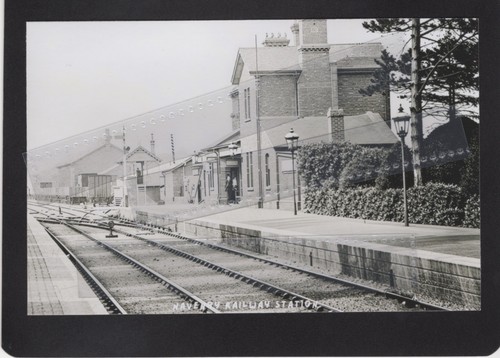 Navenby railway station - railway,