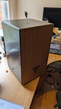 Tycoon Cajon, Black With Wood