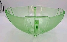 Green Glass Art Deco Uranium