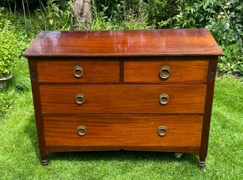 Antique mahogany drawers - mahogany,