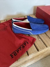 Tod’s Ferrari Blue Suede