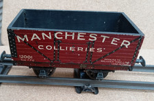 VINTAGE LEEDS  O GAUGE MANCHESTER COLLIERIES COAL WAGON