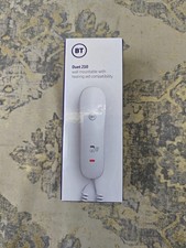 BT Duet 210 Corded Landline House Phone, 10 Number Memory, LED Call Indicator, M