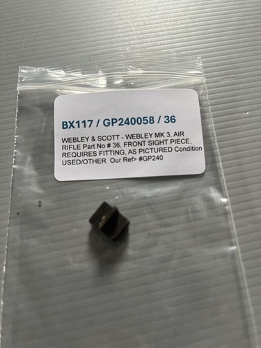 Spare part for webley scott - spare,