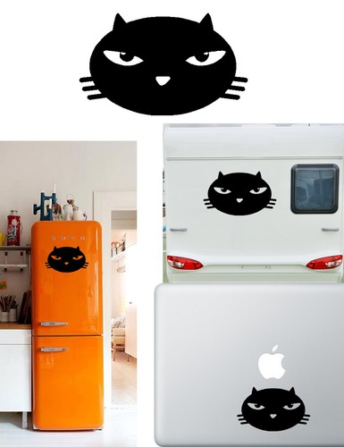 Cat sticker vinyl cut version - cat,,