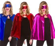 Metallic Cape Adults Super