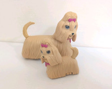 Barbie Mattel 2011 Dog Mum & Puppy Set – Yorkie Poodle Style – Puppy Play