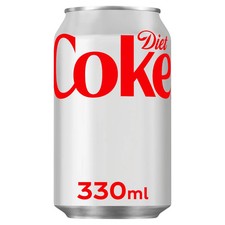 Diet Coke 30 x 330ml Cans No Sugar Fizzy Soft Drink-FREE DELIVERY UK