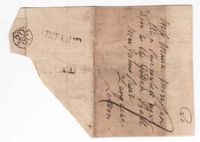 GB 1750 Bishop mark, 15mm, day at top, 20/OC (month with serif) on part