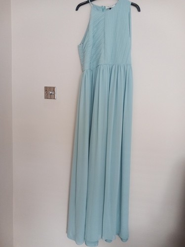 Halston mint green long dress - halston,