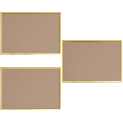 Golden metal poster - metal,
