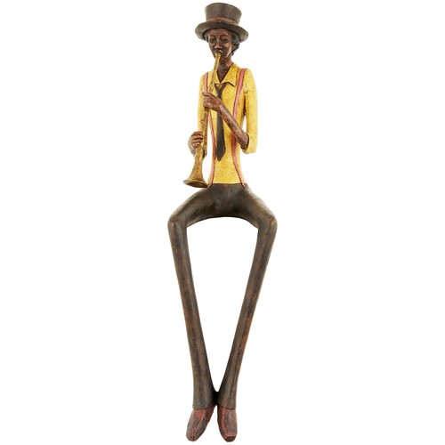 Brown sitting jazz band - sitting,