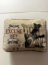 Dog Pillow Excuse Me