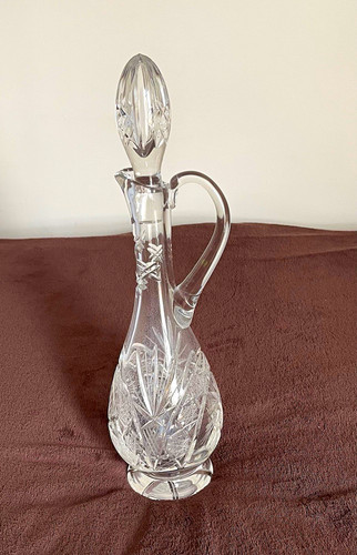 Vintage tall cut - tall, crystal