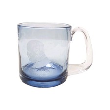 Wedgewood Blue Glass Commemorative Tankard Winston Churchill Mug (13)