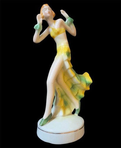 Vintage art deco flapper - vintage,