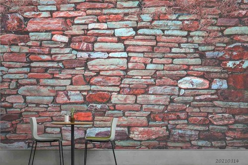 Brick wall self adhesive - wall, self-adhesive