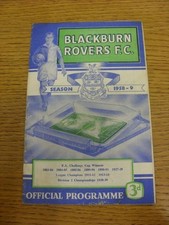 08/11/1958 Blackburn Rovers v