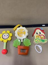 Vintage Baby Toy Bundle Musical Cot Rattle 70s 80s Fisher Price 