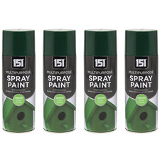 4 X 400 ML Green Gloss Aerosol