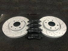 FOR VAUXHALL ASTRA H MK5 1.4 SXI FRONT DRILLED GROOVED BRAKE DISCS & PADS