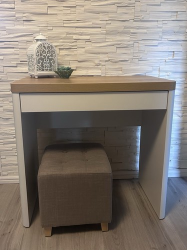 Scandi style white oak study - oak,