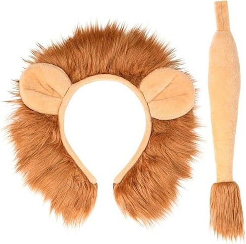 Adult lion headpiece and tail - headpiece,